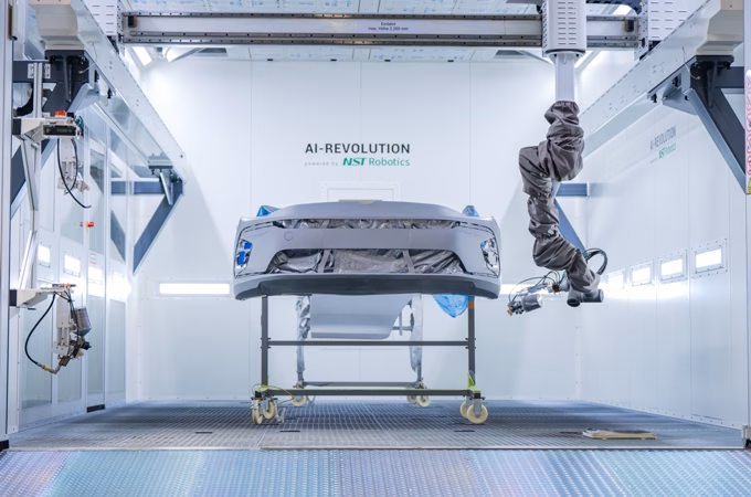 SEHON AI-REVOLUTION Roboterlackieranlage