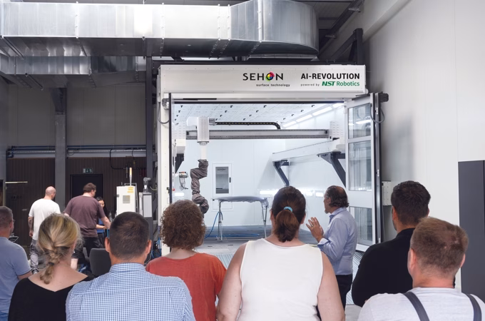 Workshop Roboterlackierung