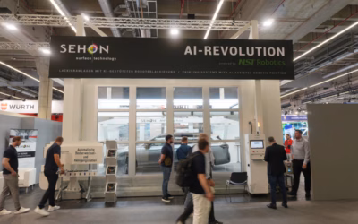 Sehon-Lackierkabinen mit Roboterlackierung